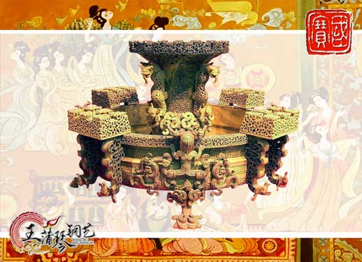 銅尊盤，曾侯乙尊盤，國寶級(jí)文物之一